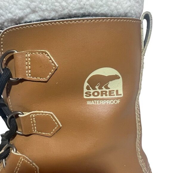 Sorel Women's Brown Winter Lace Up Boots Size 5 US Waterproof Snow Yoot Pac - Picture 6 of 14